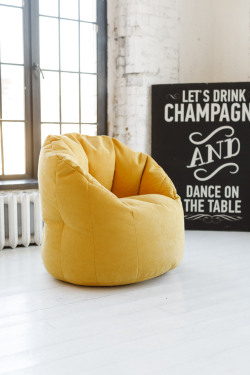 Кресло Пенек Зефир Желтый