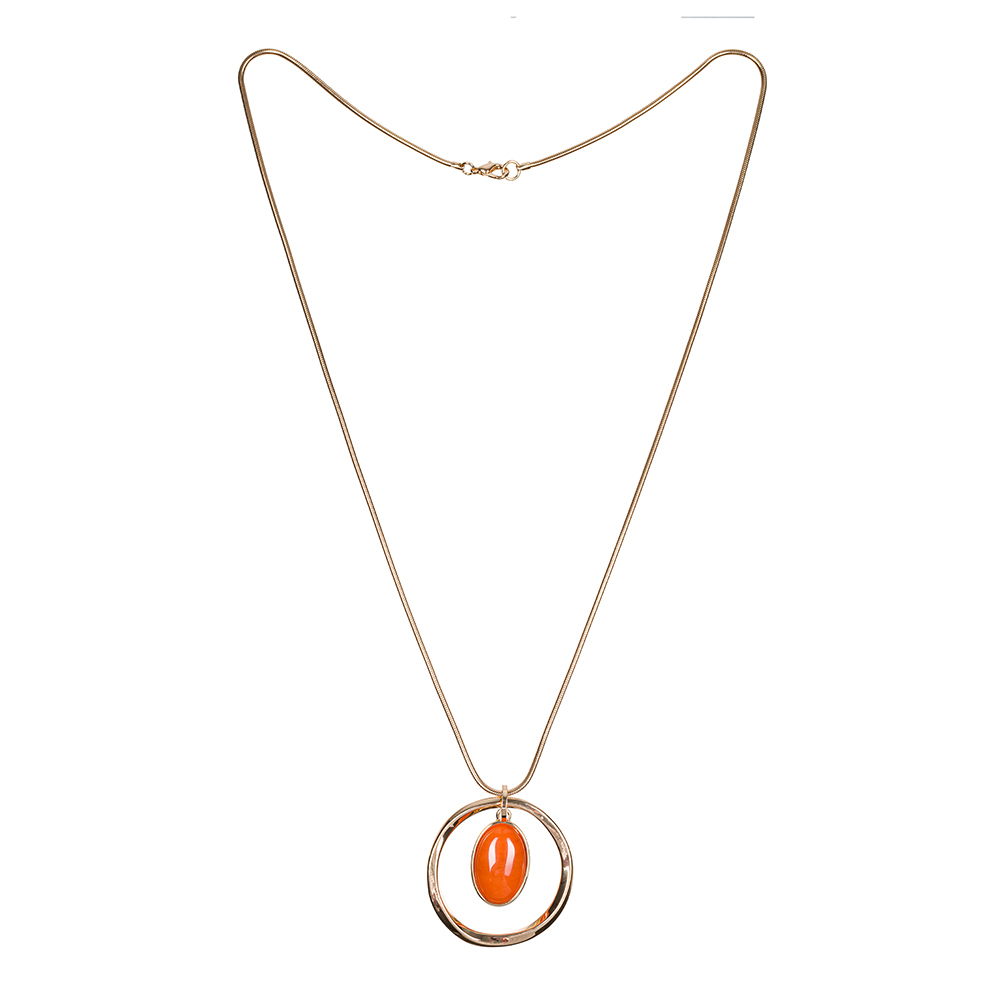 Колье Fiore Luna ORANGE OPAL LN5140 R/G