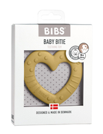 BIBS Baby Bitie Heart Mustard