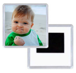 Акриловый магнит на холодильник с фото