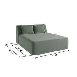 Диван, диван угловой Нафанаил, модульный