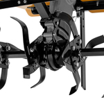 Мотоблок DPT-170SB, 7 л.с., ремен.сцеп, фрез 3х4, ШОМ, без колес, передачи 2В/1Н Denzel