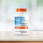 Doctor's Best, витамин D3, 50 мкг (2000 МЕ), 180 капсул