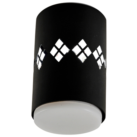 Светильник накладной ЭРА OL10 LD GX53 BK под лампу GX53 со светодиодной подсветкой 1Вт черный