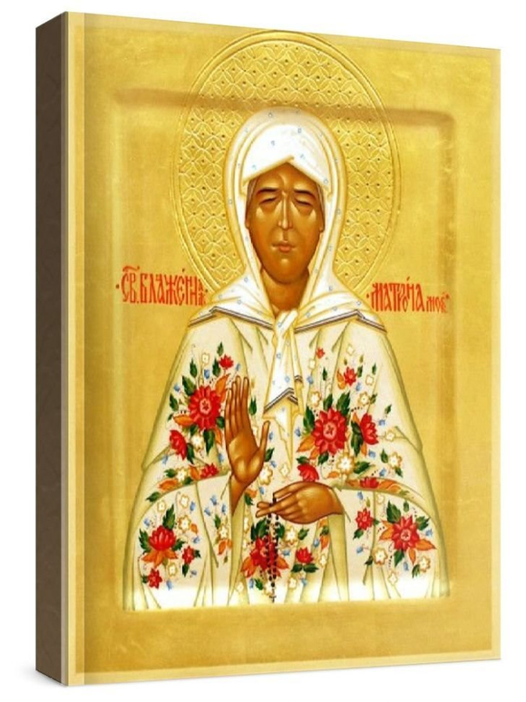 Матрона Московская (рукописная икона)