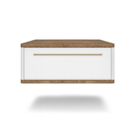 Тумба прикроватная подвесная ROYAL 5200 эко (Дуб Веллингтон-р.золото)