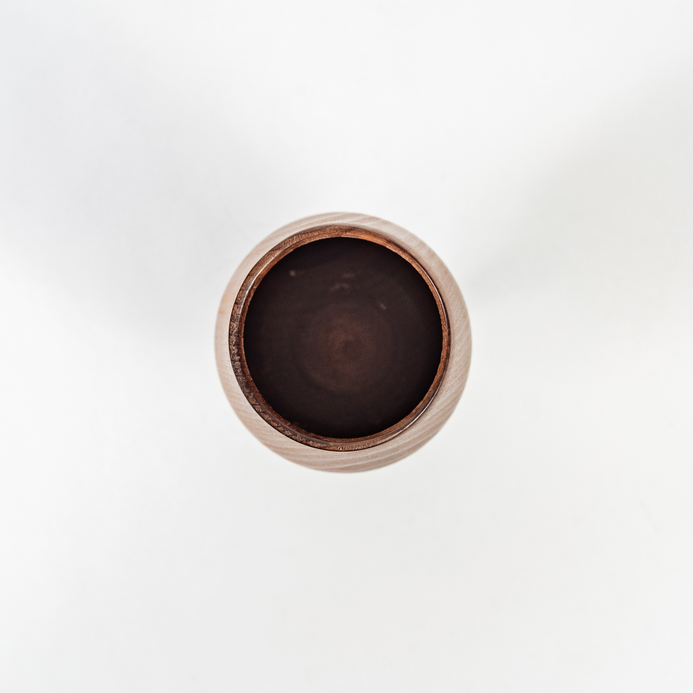 Деревянный бокал (фужер) из древесины сибирского кедра 150 мл