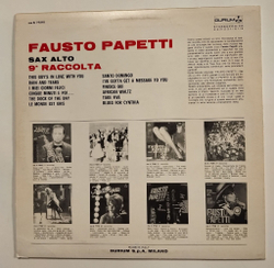 Винтажная виниловая пластинка LP Fausto Papetti 9a Raccolta (Italy 1968)