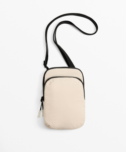 Oysho Сумка для телефона через плечо, бежевый