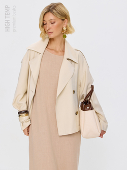 Льняной сарафан макси с карманами