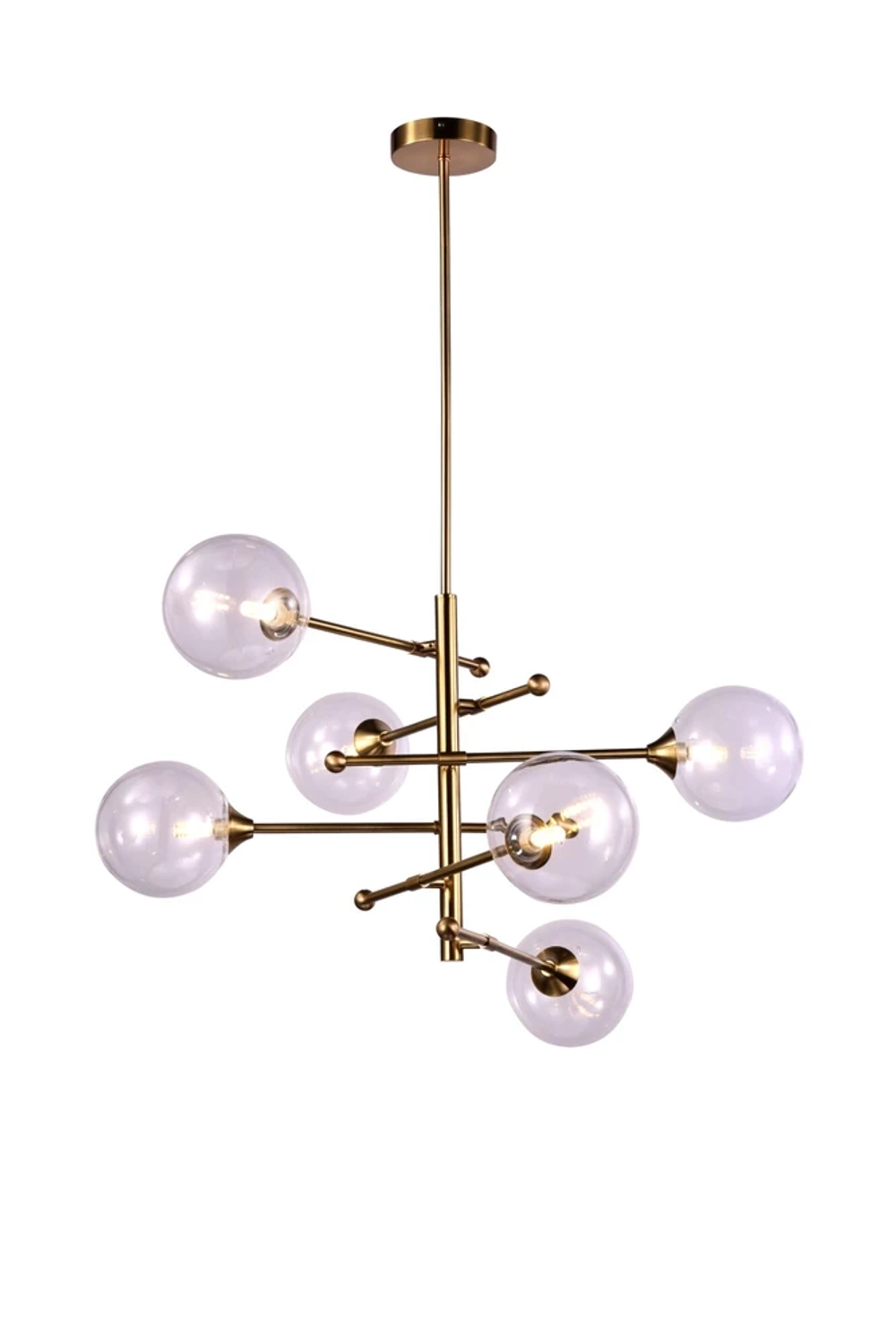 Люстра на штанге Freya MADDISON FR5115PL-06BZ