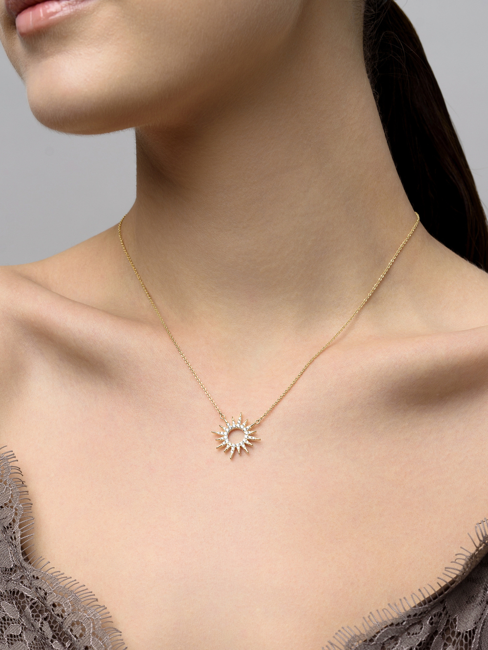 Колье "Sun mini" Gold