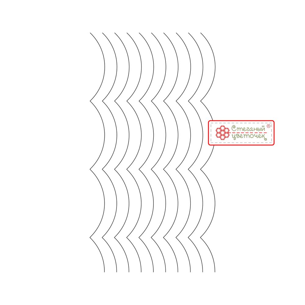 Линейка для стежки №21, 6мм (aрт. Z21)