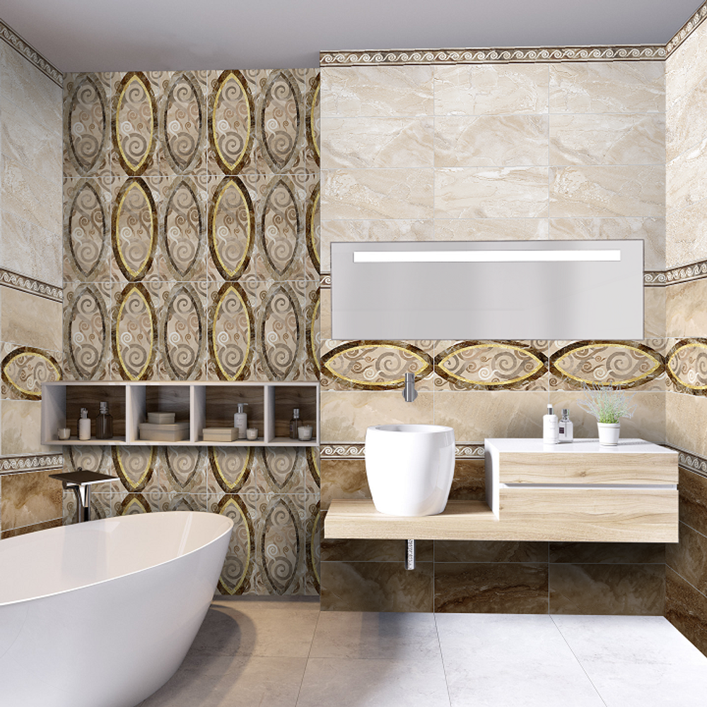 Панель ПВХ фотопечать Лигурия вставка 2700х250мм