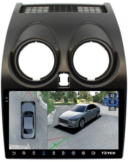 Магнитола для Nissan Qashqai J10 2006-2013, Dualis - Teyes CC3-2K-360 на Android 10, Быстрая, 2K QLED, CarPlay, 4G SIM-слот, 4 камеры в комплекте