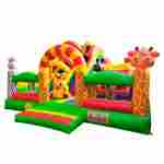 Коммерческий надувной батут «Мульти-сафари-утка» 7*6,5*5 м