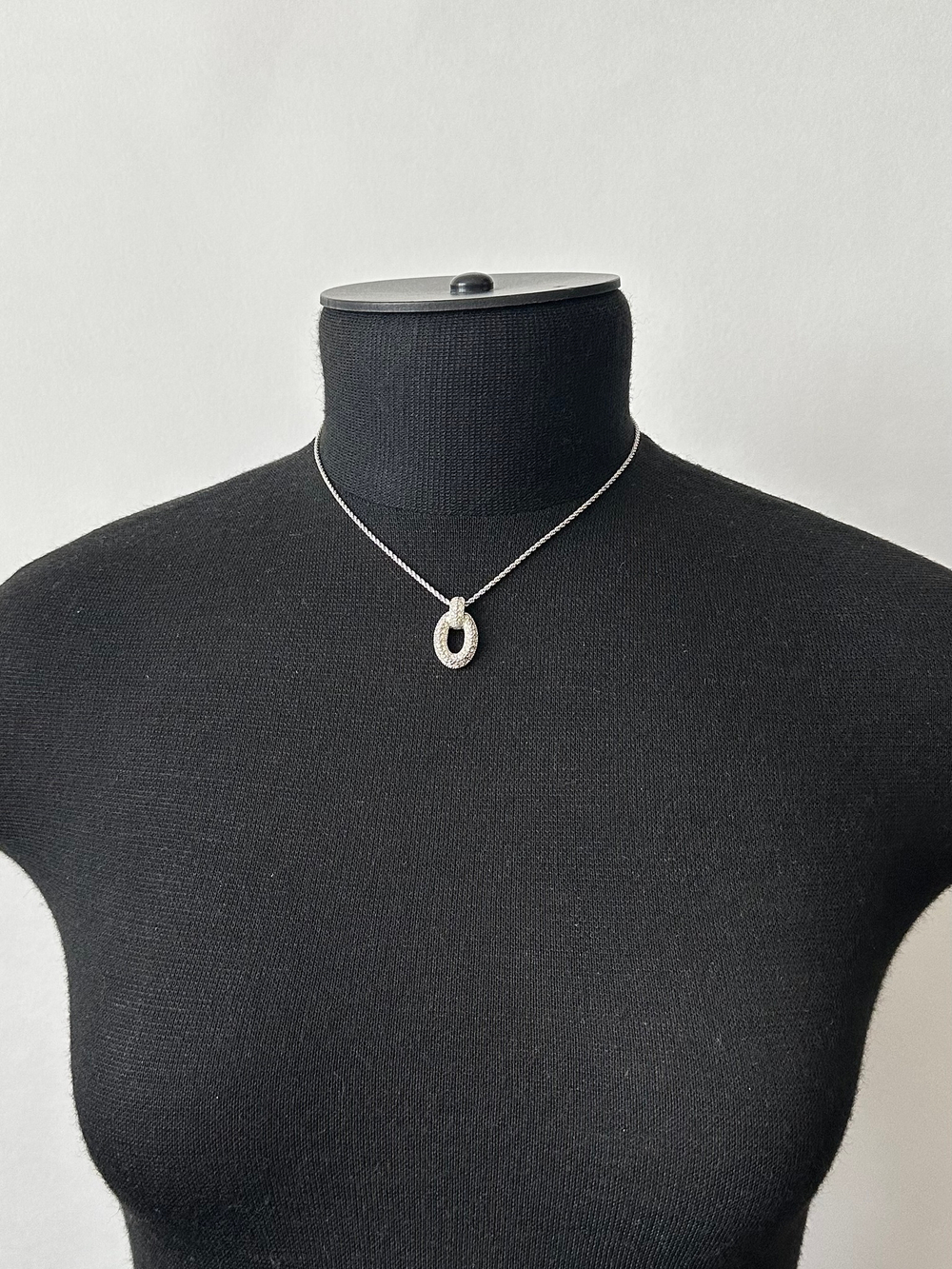 Кулон в серебряном цвете Christian Dior