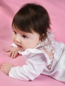 Боди с кружевной спинкой