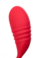 Красное силиконовое виброяйцо Vulse