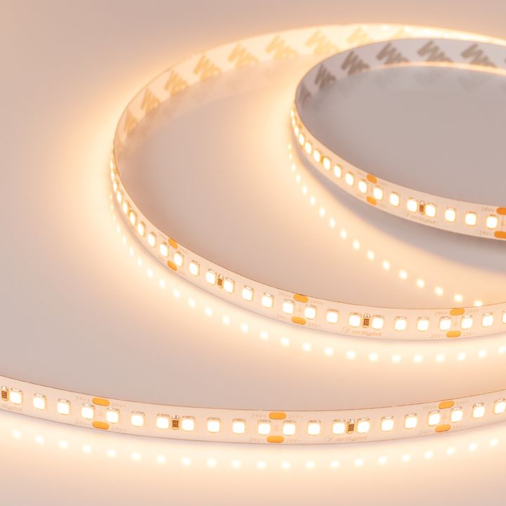 Светодиодная лента Arlight 17W/m 168LED/m 2835SMD теплый белый 5M 020392(2)