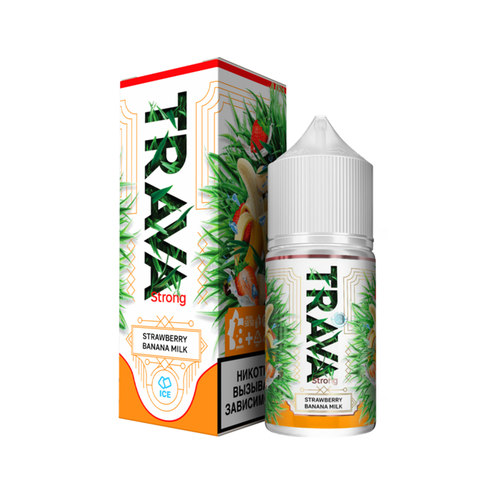 TRAVA Strong - Strawberry Banana Milk (30 ml 5% nic)