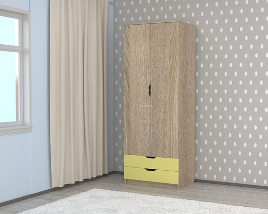 дуб сонома / лимонный