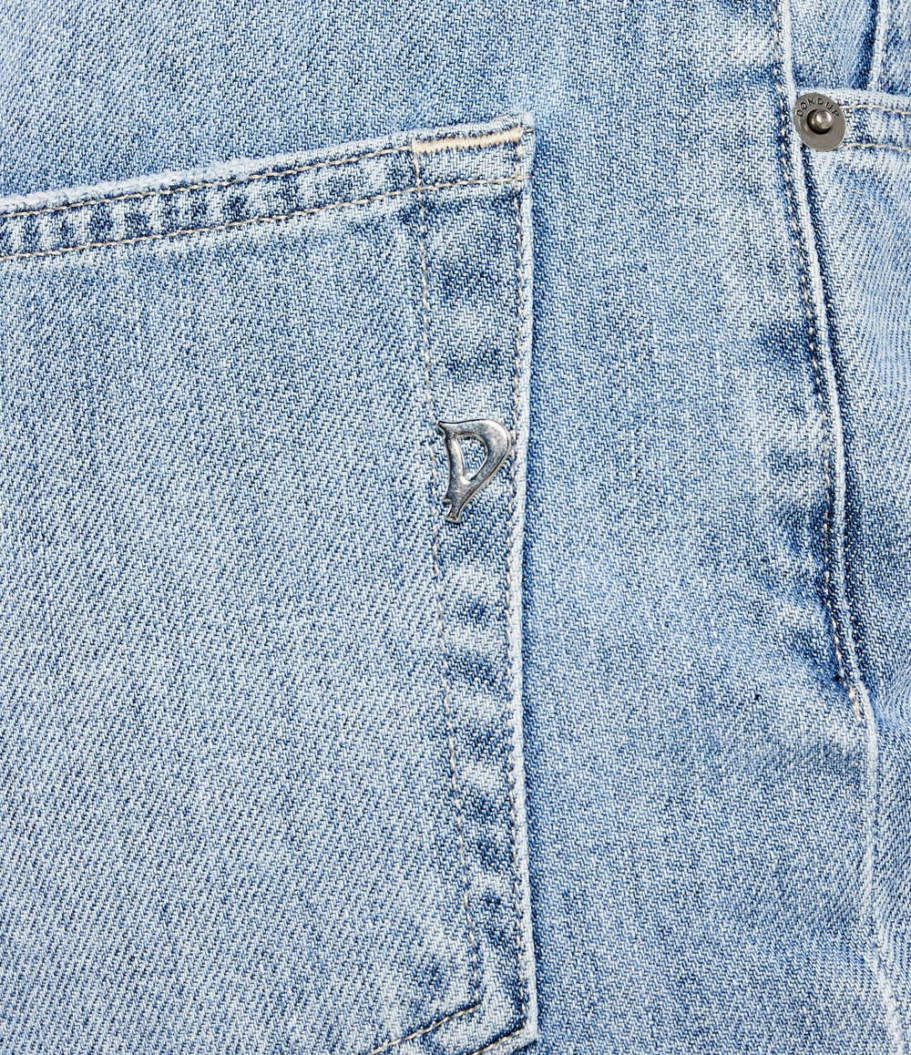 Джинсовые шорты DONDUP - made in Italy - голубой(DP744 DF0263D GY2)