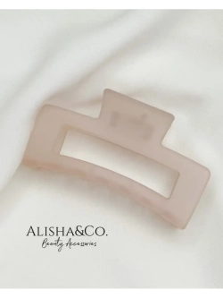 Аксессуар для волос Заколка Крабик средний Soft Touch Peach