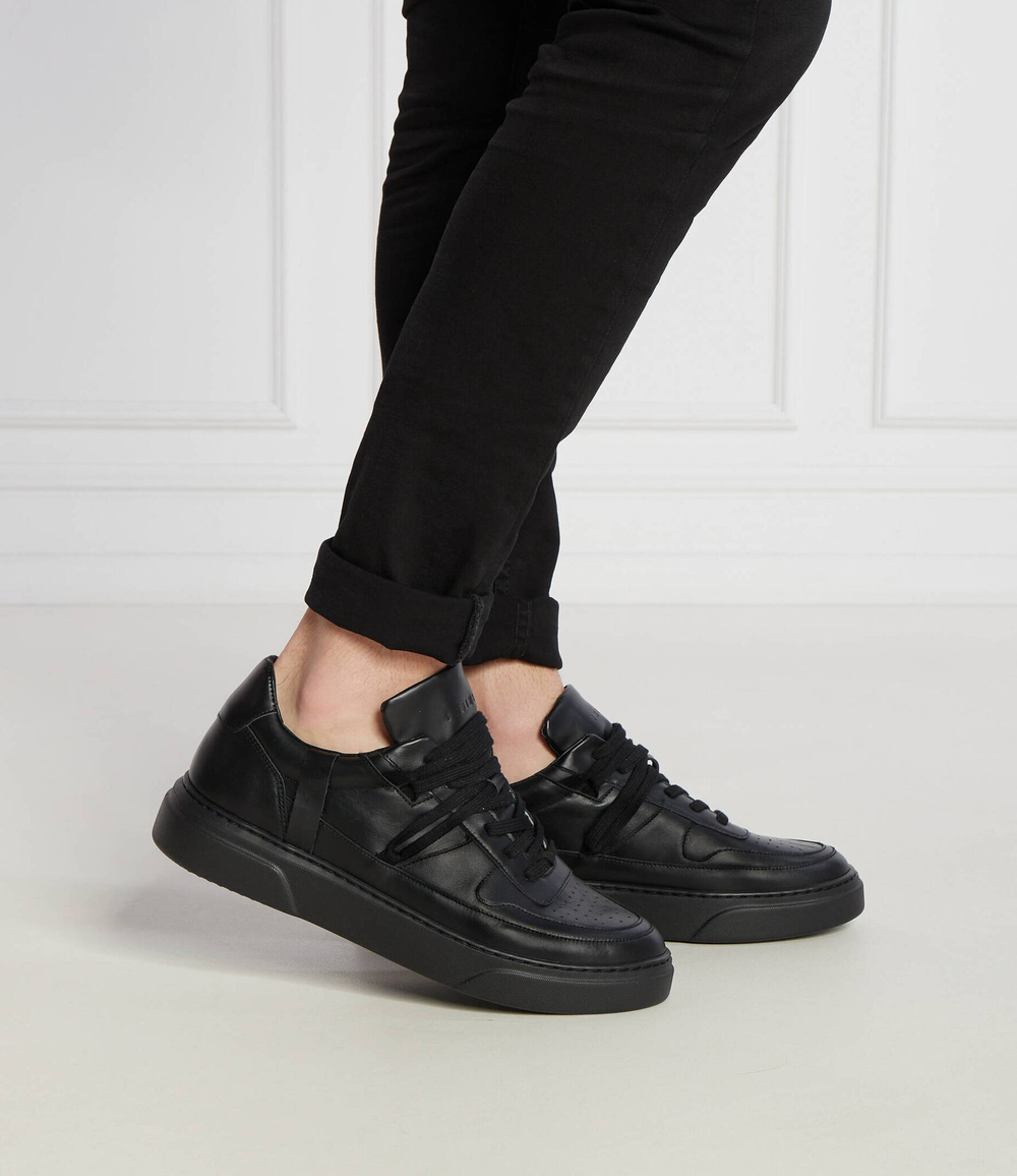 Кожаные кроссовки leo 855 INUIKII - черный(50102-855)