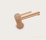 Смеситель для раковины Gessi Ingranaggio, однорычажный, с донным клапаном, цвет Warm Bronze Brushed PVD