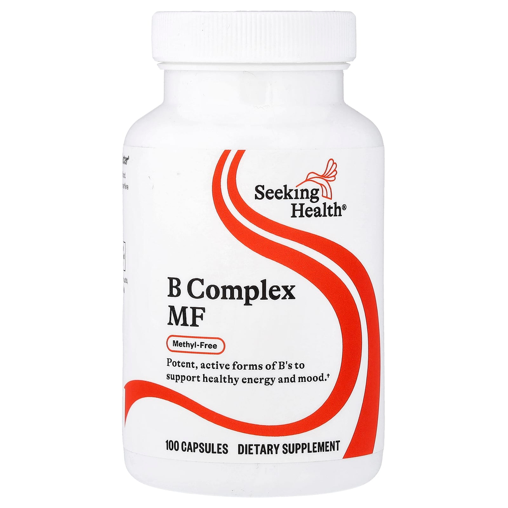 Seeking Health, комплекс витаминов группы B без метила, 100 капсул
