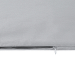 Комплект постельного белья из премиального сатина светло-серого цвета из коллекции essential, 200х22