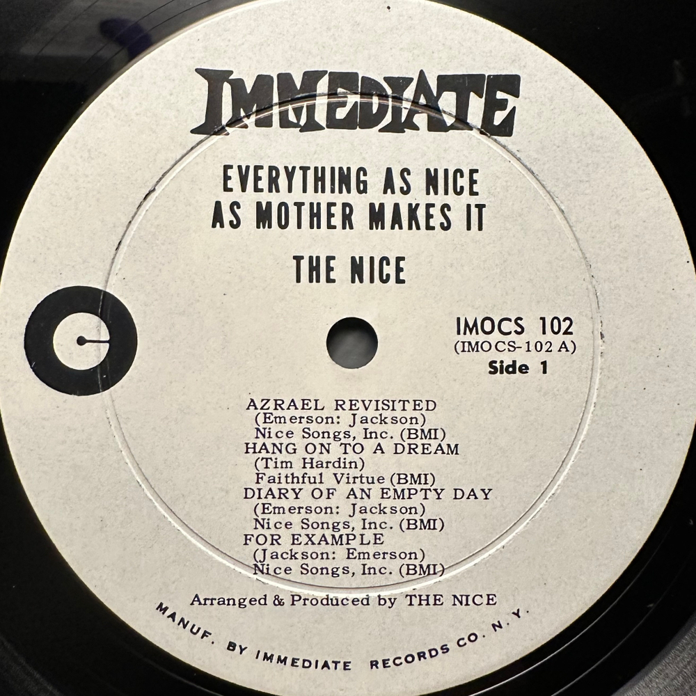 The Nice - Everything As Nice As Mother Makes It (США 1969г.)