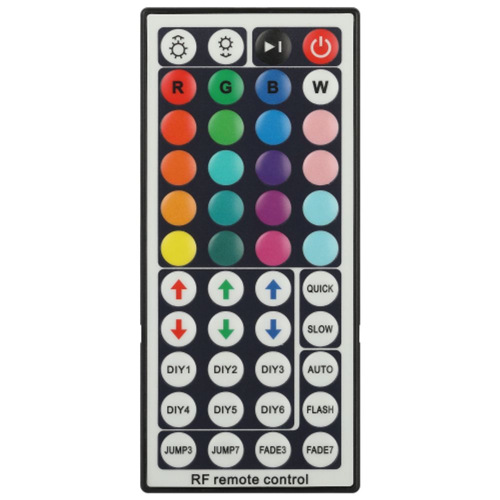 Контроллер ЭРА для светодиодной ленты с радио пультом RGBController-12/24V-216/432W-IP20-RF | Контроллеры