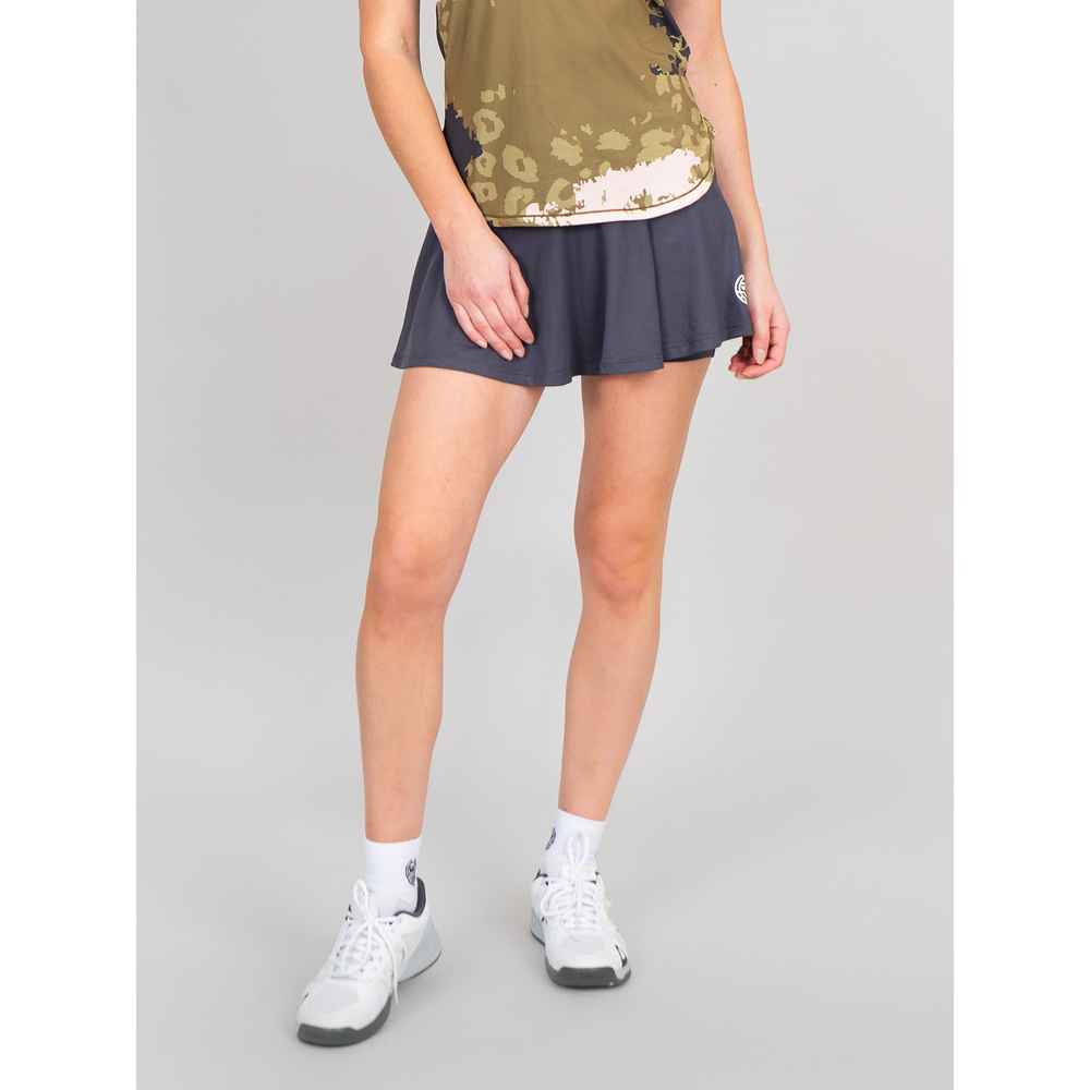 ОДЕЖДА ДЛЯ ТЕННИСА Женская, Юбка BIDI BADU PURE WILD WAVY SKORT .