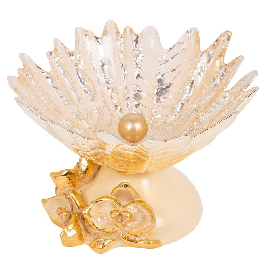 Фруктовница-конфетница Орхидея Лайм Айвори