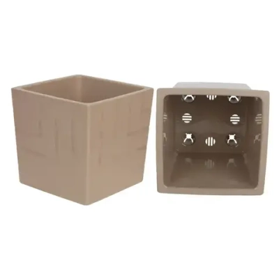 Горшок пластиковый с вкладкой Квадро фрапе 3,3л