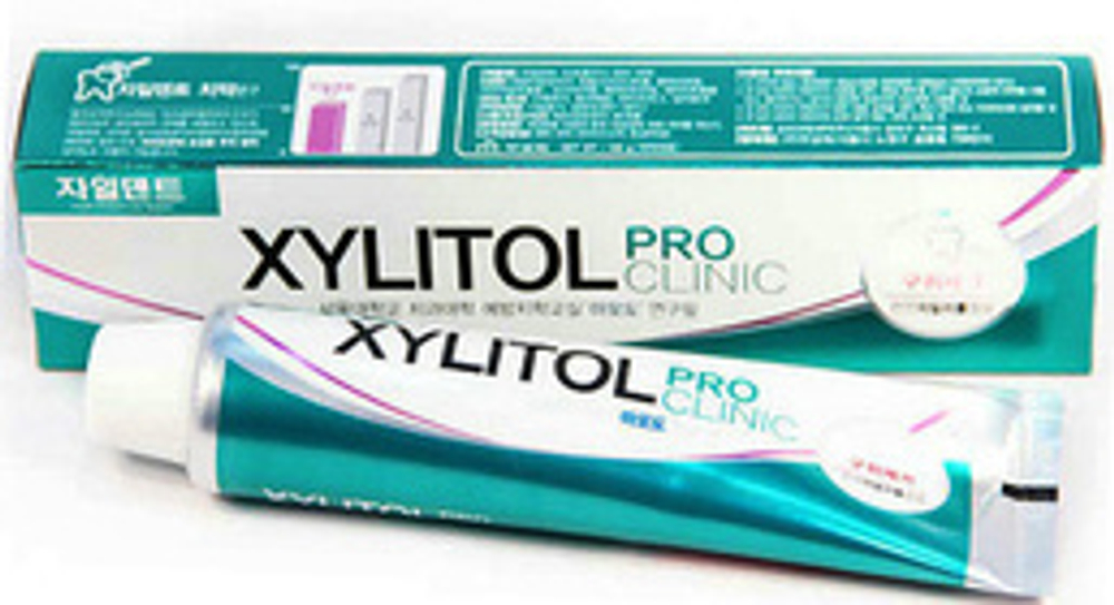 Зубная паста Xylitol Pro Clinic 130g ((herb fragrant) green color