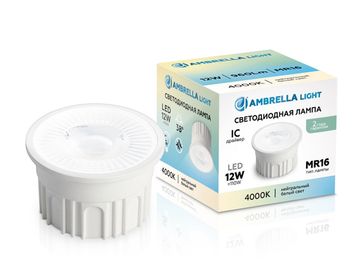 Светодиодная лампа LED MR16-PR 12W IC 4000K 220-240V 38° 212302 Bulbing Ambrella