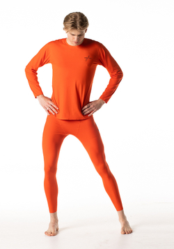 ЛОНГСЛИВ УТЕПЛЕННЫЙ МУЖСКОЙ WARM LONG SLEEVE TEE | TANGERINE