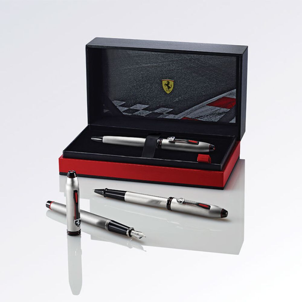 Перьевая ручка Cross Townsend Ferrari Brushed Aluminum (FR0046-61MS) 3