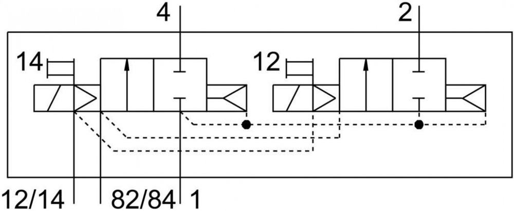 VMPA2-M1H-D-S-G1/8-PI Распределитель с электроуправлением