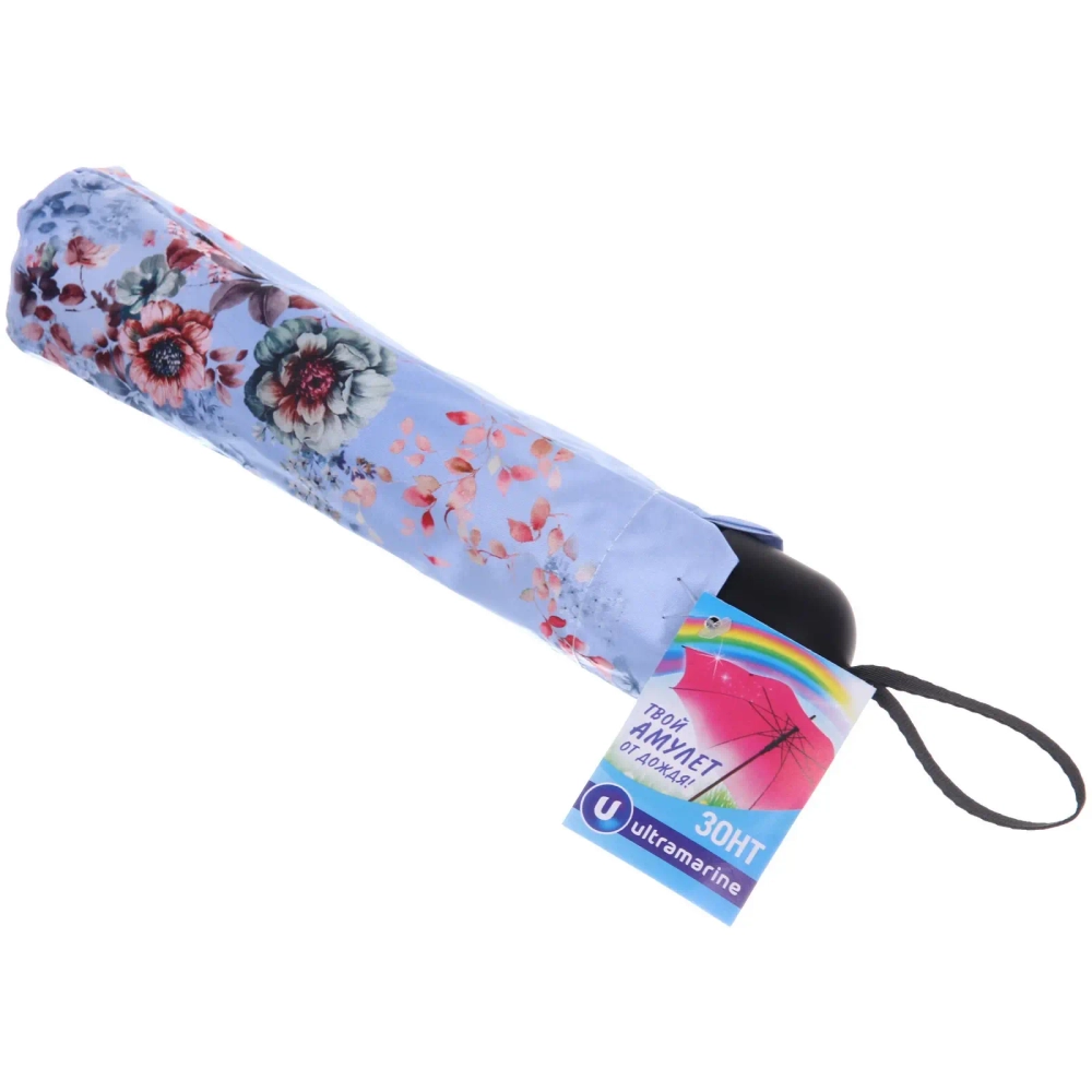 Зонт механический ветроустойчивый, матовая ручка «BESTzontik - exoticа», микс цвет, длина 25см, d-110см