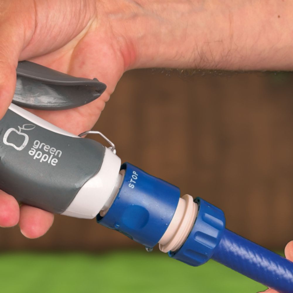 GWHM20-040 GREEN APPLE Пистолет-распылитель, пластик, регулируемая латунная форсунка, 3 режима