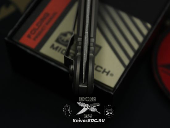 Нож Microtech LUDT T/E Gen III 1136-10APNC Natural Clear Apocalyptic Standard - рукоять алюминий, клинок М390МК