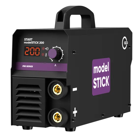OSA START modelSTICK 200 Сварочный инвертор 1W200KC — полупрофессиональный инверторный сварочный аппарат для монтажников, 200 А