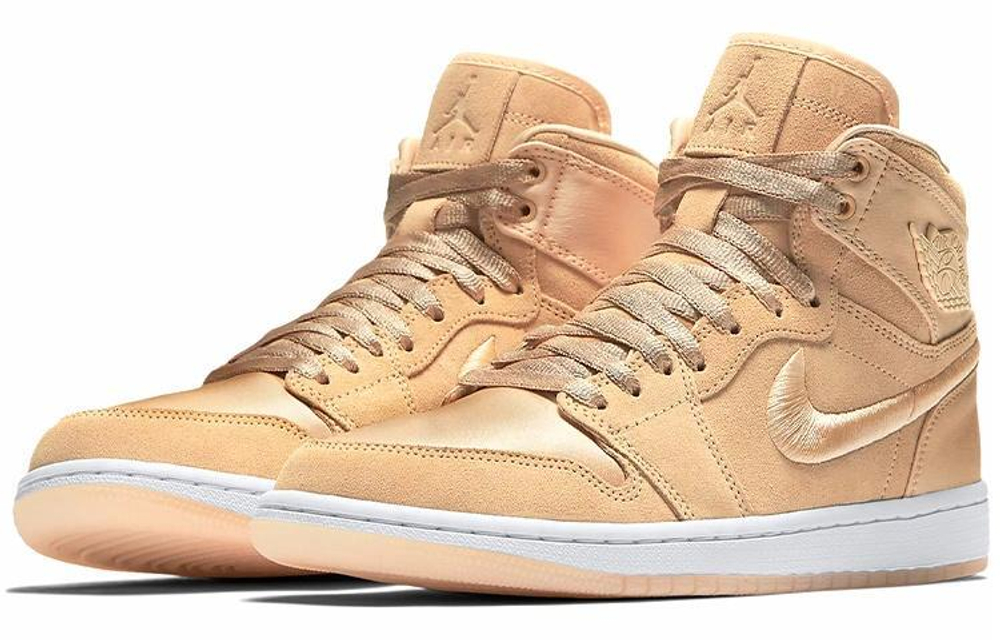 Кроссовки Jordan Air Jordan 1 Retro High Season Of Her Ice Peach (Женская размерная сетка)