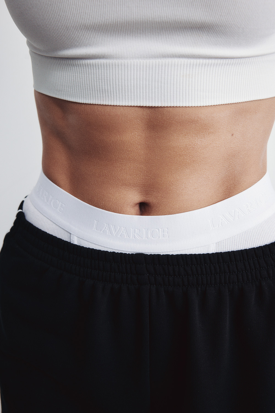 Шорты из футера Чёрный