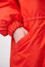 Парка Choompu оверсайз красная