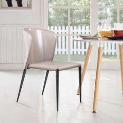 Стул Albert кожа капучино